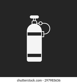 Oxygen bottles icon