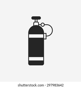 Oxygen bottles icon