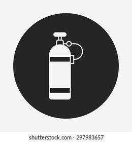 Oxygen bottles icon