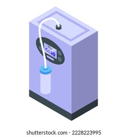 Oxygen concentrator icon isometric vector. Home tank. Medical health