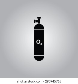 Oxygen Cylinder Icon Stock Vector (Royalty Free) 290945765 | Shutterstock