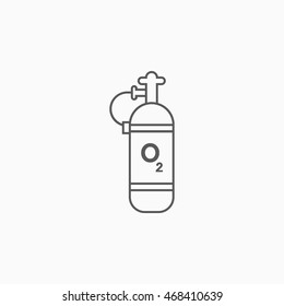 oxygen cylinder icon