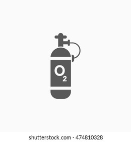 oxygen cylinder icon