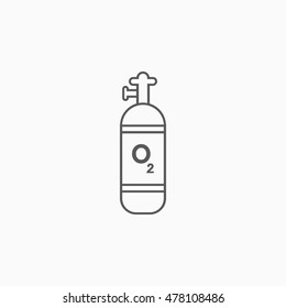 oxygen cylinder icon