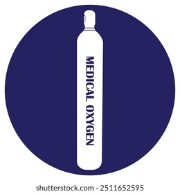 oxygen cylinder icon vector illustration symbol design