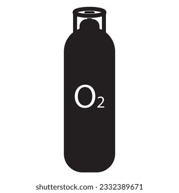 oxygen cylinder icon vector template illustration logo design