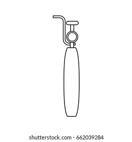 oxygen cylinder with manometer health respiration