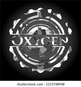 Oxygen grey camo emblem