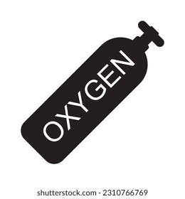 diseño del logotipo de la ilustración de la plantilla del vector de icono de oxígeno