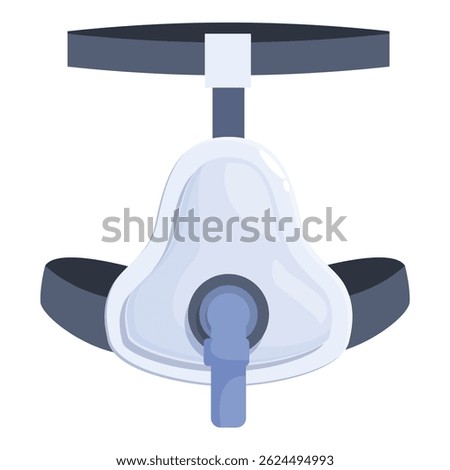 Oxygen mask ensuring adequate oxygen supply, crucial for patient care during medical treatment or emergencies