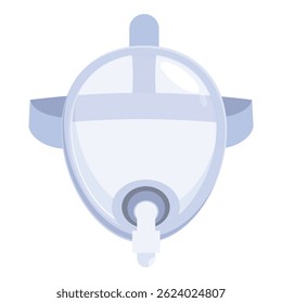 Oxygen mask ensuring proper ventilation and oxygen supply for patients undergoing medical treatment