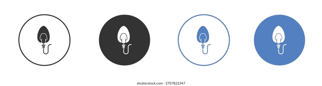 Ilustración de Arte vectorial de icono de máscara de oxígeno. para concepto móvil y Diseños web