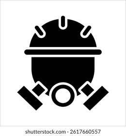 Oxygen Mask Linear Icon Vector Design