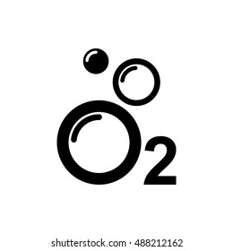Oxygen O2 Icon, vector illustration. - Shutterstock ID 488212162