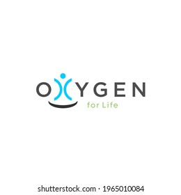 Oxygen O2 Logo Logo Design For Life Vector