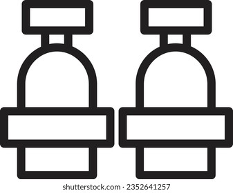 Oxygen Scuba Sport Outline Icon