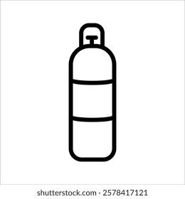 Oxygen tank icon design. vector illustration, on white background.