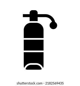 oxygen tank icon or logo isolated sign symbol vector illustration - high quality black style vector icons
