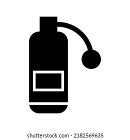 oxygen tank icon or logo isolated sign symbol vector illustration - high quality black style vector icons
