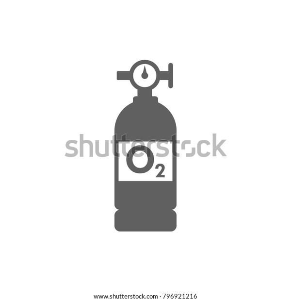 Oxygen tank icon\
vector