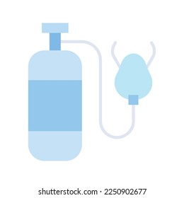 Sauerstofffleck-Symbol, Vektorbild. Geeignet für mobile Apps, Web-Apps und Printmedien.