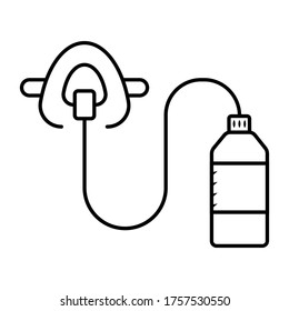oxygen tank icon vector from theraphy collection