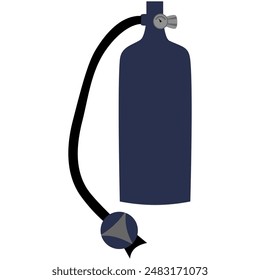 oxygen tank, portable oxygen tank, diving oxygen tank, oxygen for breath, diving equipment