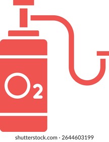 Oxygen Tank vector icon. Can be used for printing, mobile and web applications.