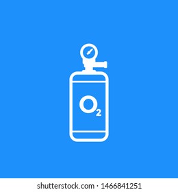 oxygen tank vector icon design