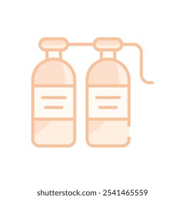 Oxygen Tank vector icon stock illustration
