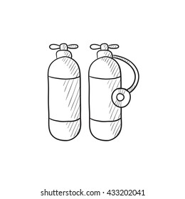 Gas cylinder Vector drawing Stock Vector by Marinka 119937112
