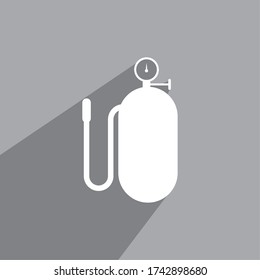 OXYGEN TUBE ICON , GAS ICON