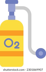 Oxygen vector icon. Can be used for printing, mobile and web applications.