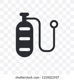 Oxygen vector icon isolated on transparent background, Oxygen logo concept