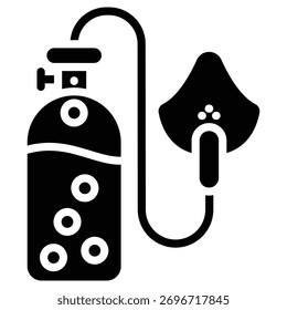 Icono de Web de oxígeno en estilo audaz