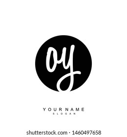 OY Initial beauty floral logo template