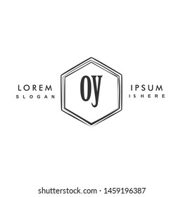 OY Initial beauty monogram logo vector