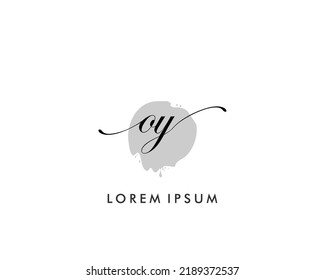 OY Initial beauty monogram logo vector