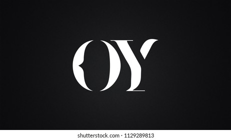 OY Letter Logo Design Template Vector