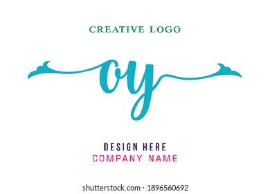 OY lettering logo is simple, easy to understand and authoritative