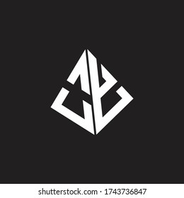 OY Logo monogram with standout triangle shape ribbon design template