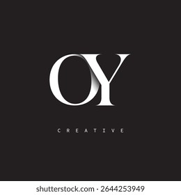 
OY Monogram Logo Minimal Elegant Letter mark for Luxury, Fashion   Creative Brands	
