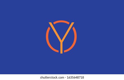 OY YO Letter Logo Design Template Vector