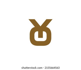 OY YO logo design vector template