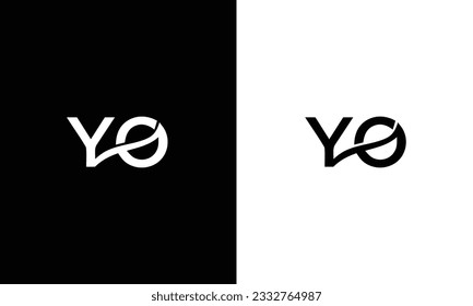 OY, YO, O, Y abstrakte Buchstaben Logo-Monogramm