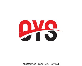 OYS Letter Initial Logo Design Vector Illustration