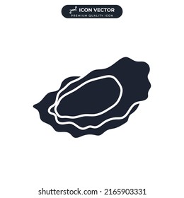 oyster icon symbol template for graphic and web design collection logo vector illustration