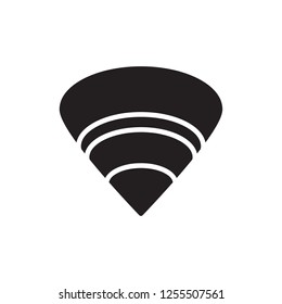 oyster icon vector glyph style