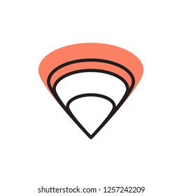 oyster icon vector modern style