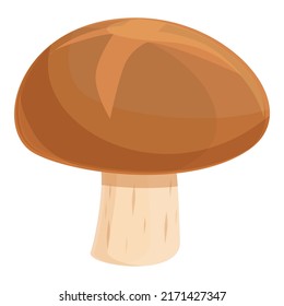 Oyster mushroom icon cartoon vector. Shiitake food. Forest autumn